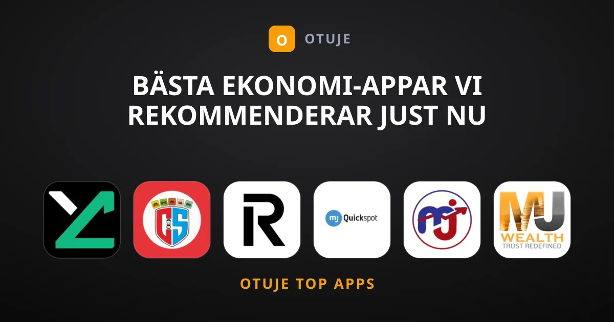 Bästa Ekonomi-appar Vi Rekommenderar Just Nu