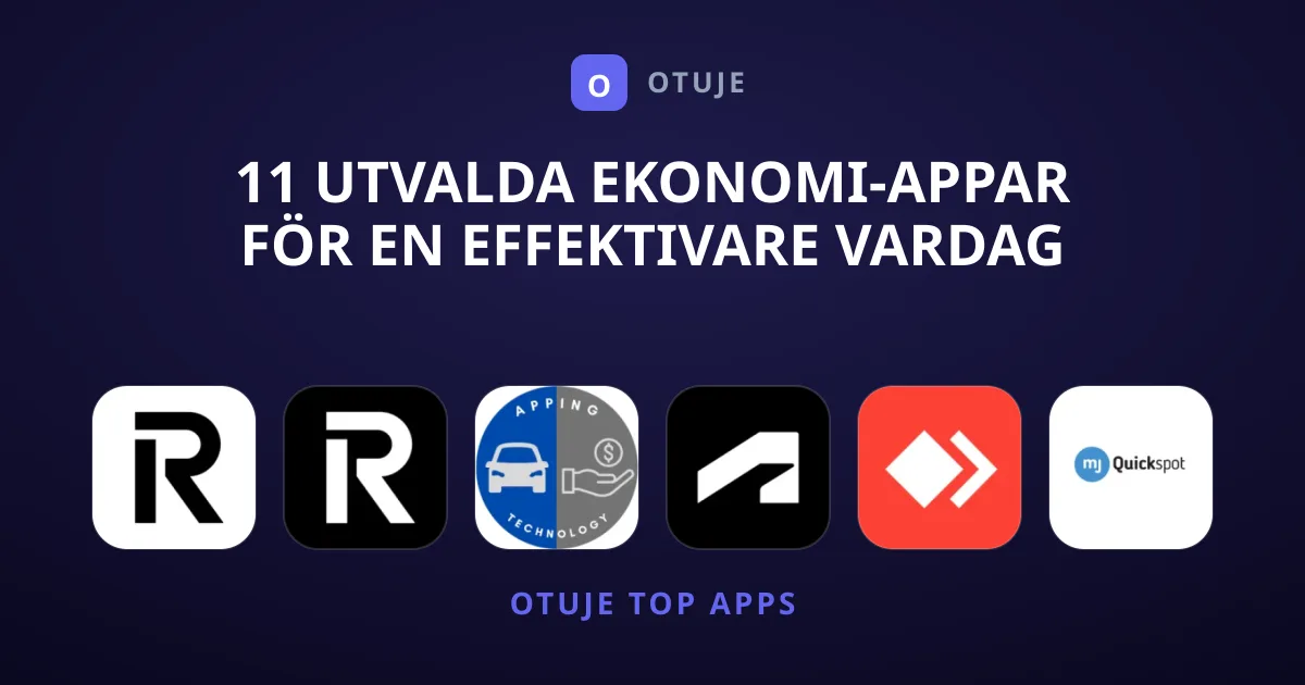 11 Utvalda Ekonomi-appar För En Effektivare Vardag